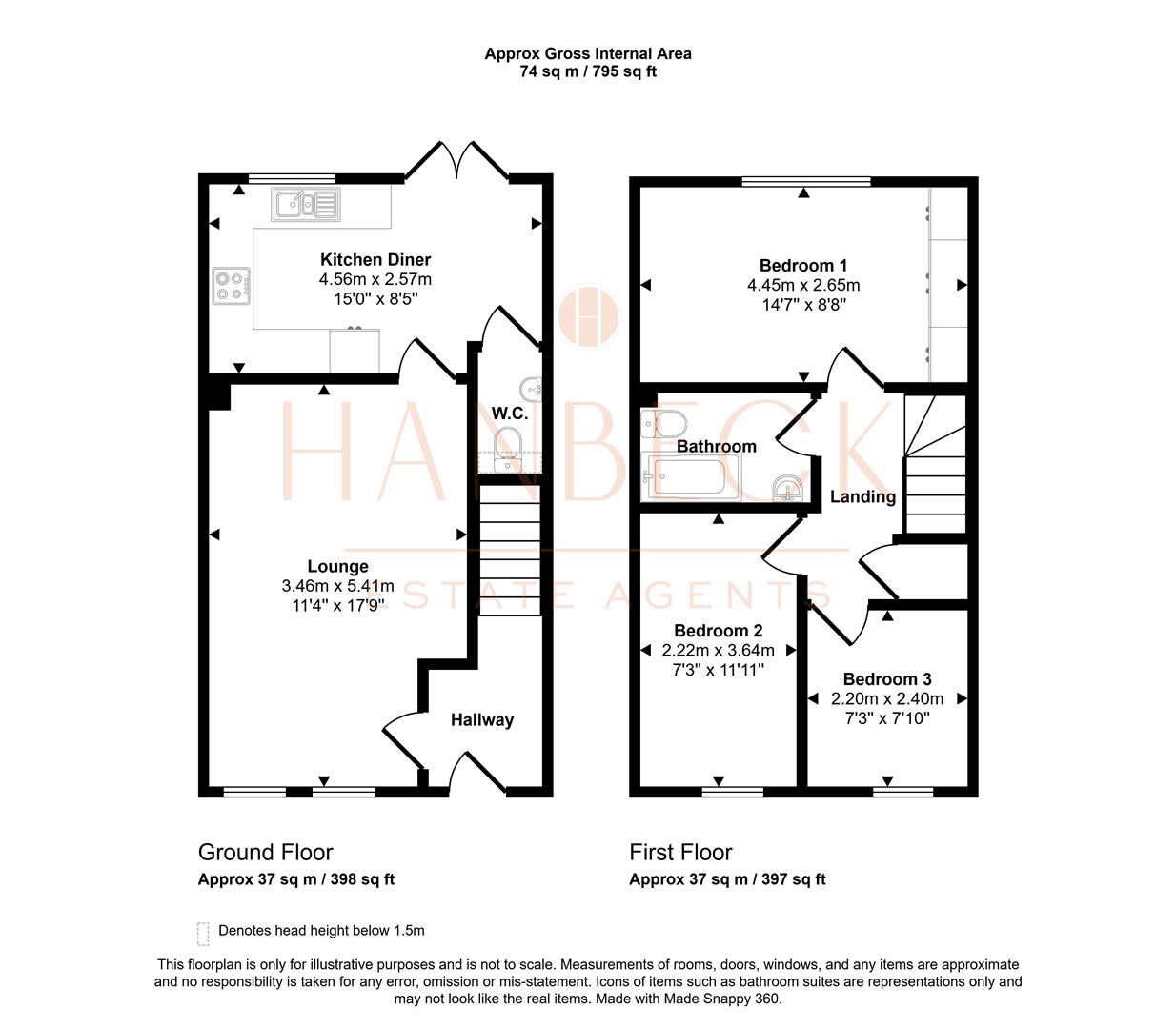 9, Bamburgh Park, Hull floorplan