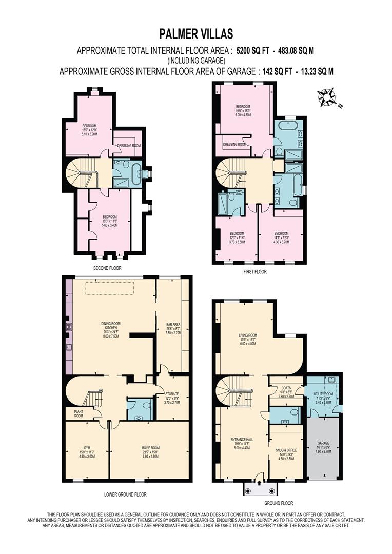 2, Palmer Villas, 25, Arterberry Road, Wimbledon floorplan