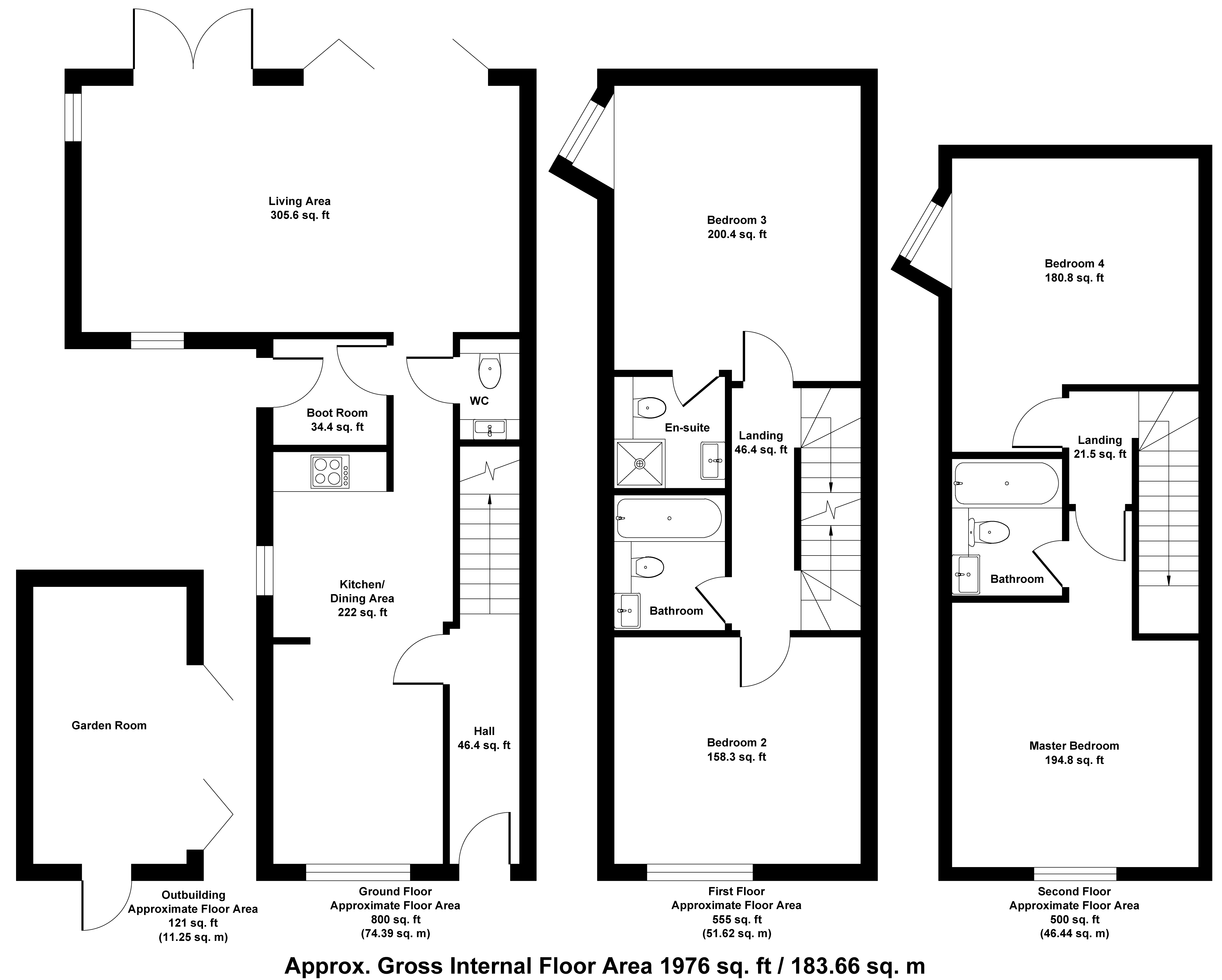 1 Westwey, 29 Byfleet Road, Addlestone floorplan