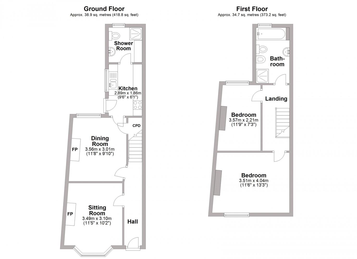 48, St. Georges Road, Leamington Spa floorplan