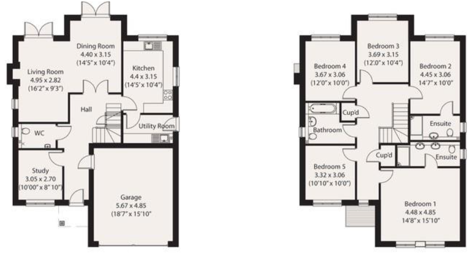 45, Fishers Road, Staplehurst floorplan