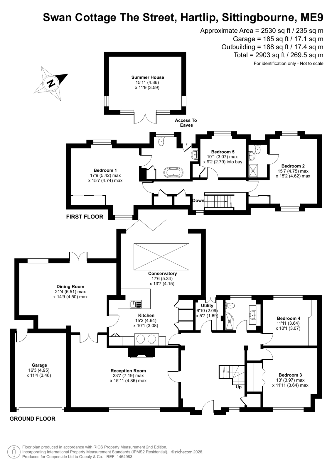 Swan Cottage,, The Street, Sittingbourne floorplan