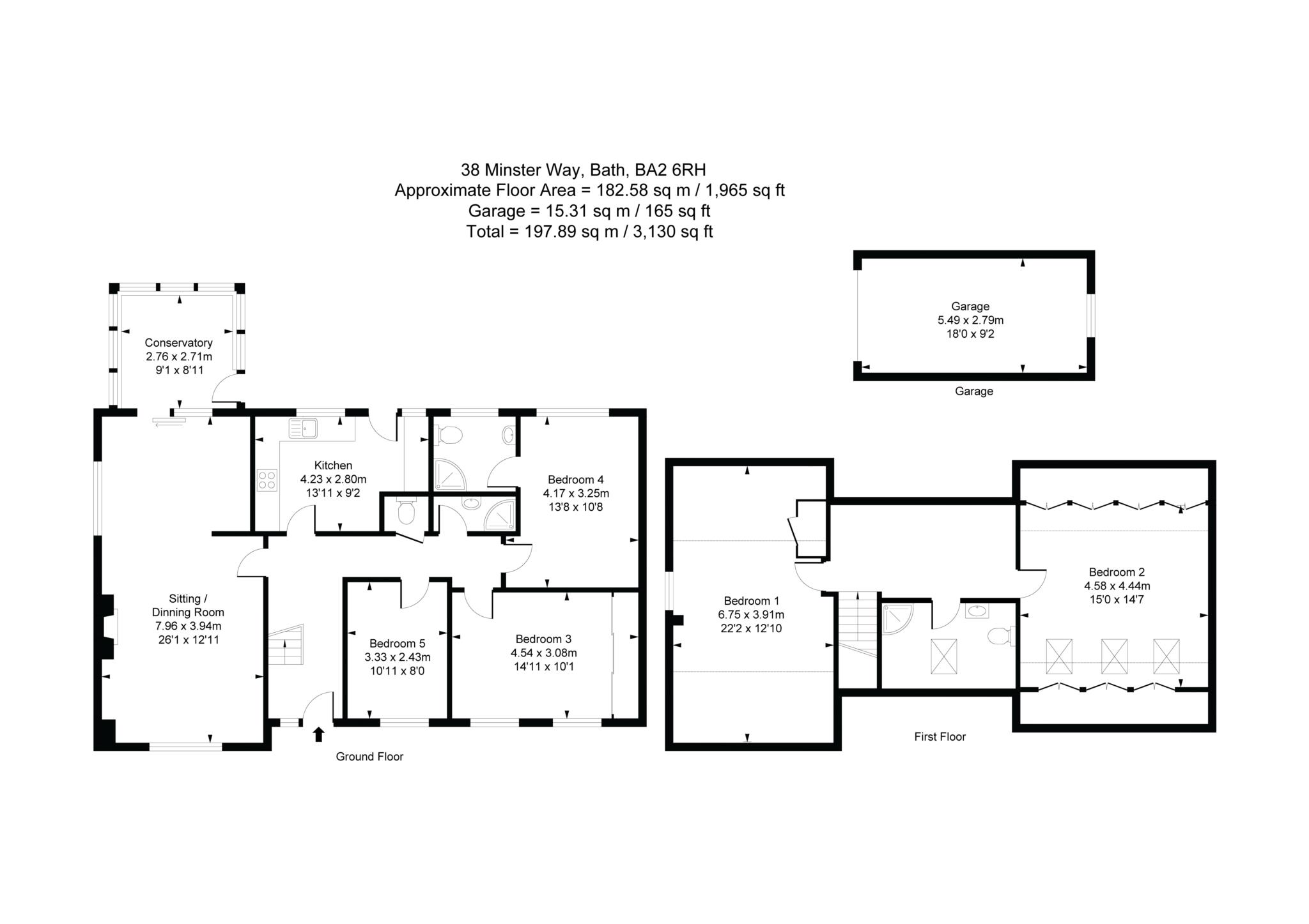 38 Minster Way, Bath floorplan