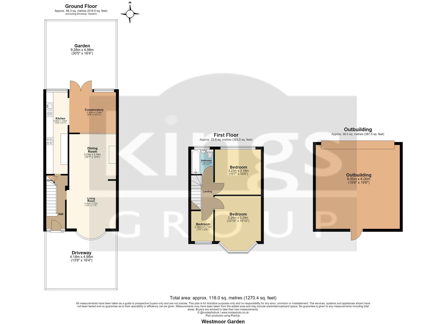12, Westmoor Gardens, Enfield floorplan