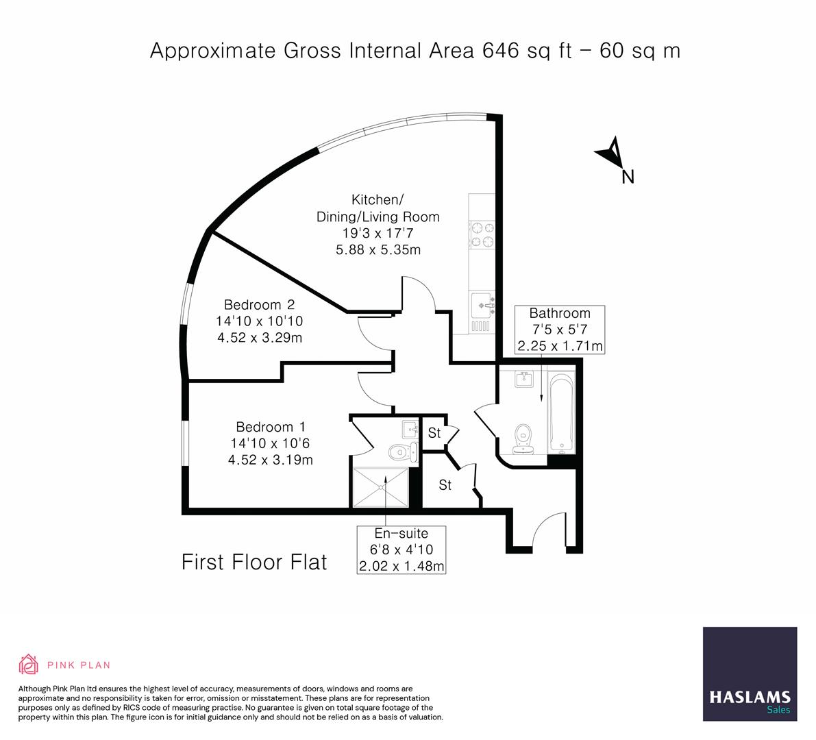 Q2, Watlington Street, Reading Rg1, 2 Bedroom Flat For Sale - 64349353 