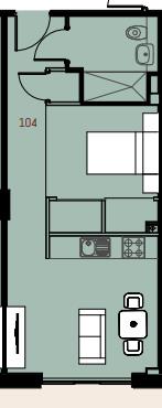 Abbey Row, Apartment 104, Devon Street, Liverpool floorplan