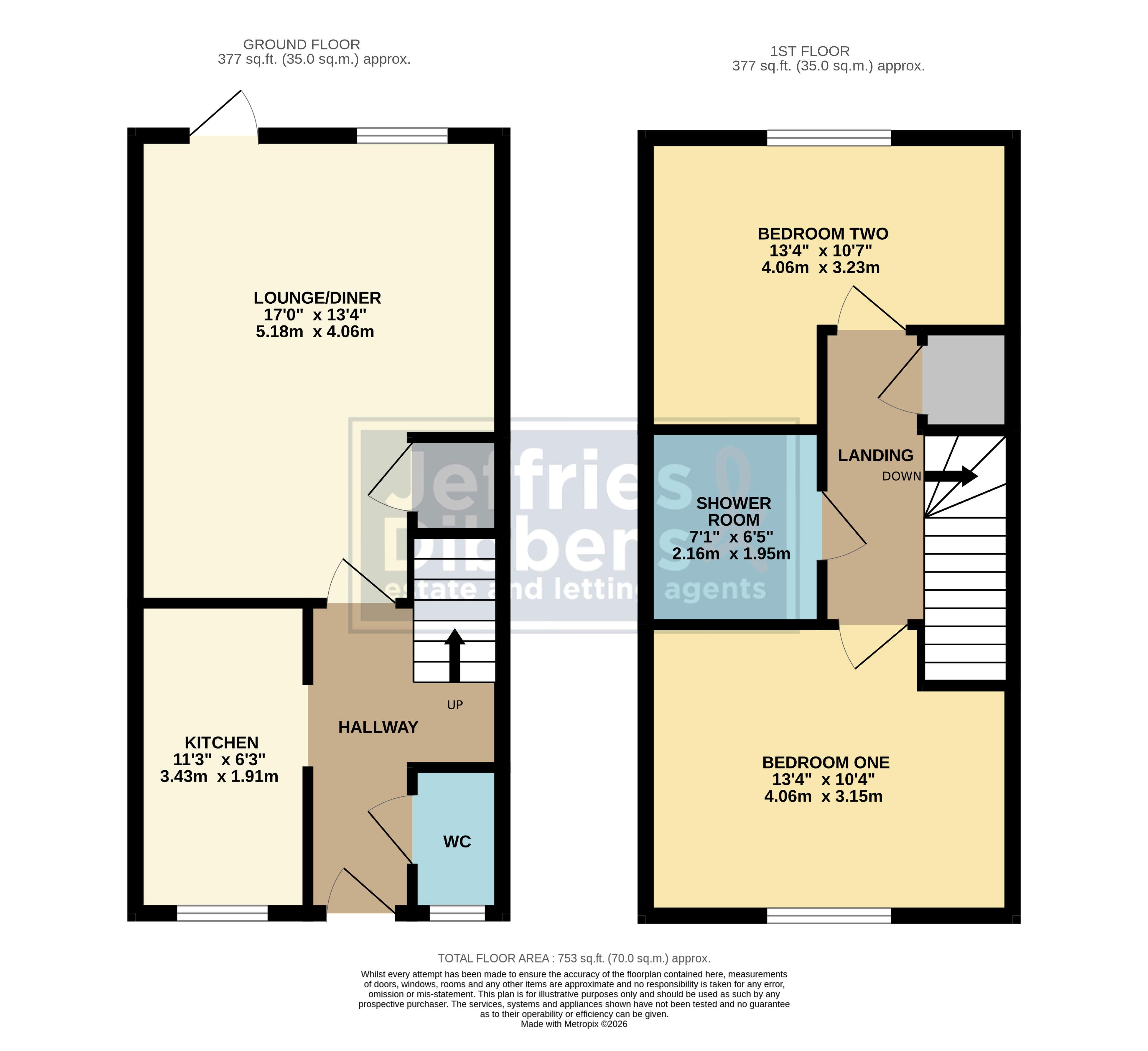 7, Herons Way, Hayling Island floorplan