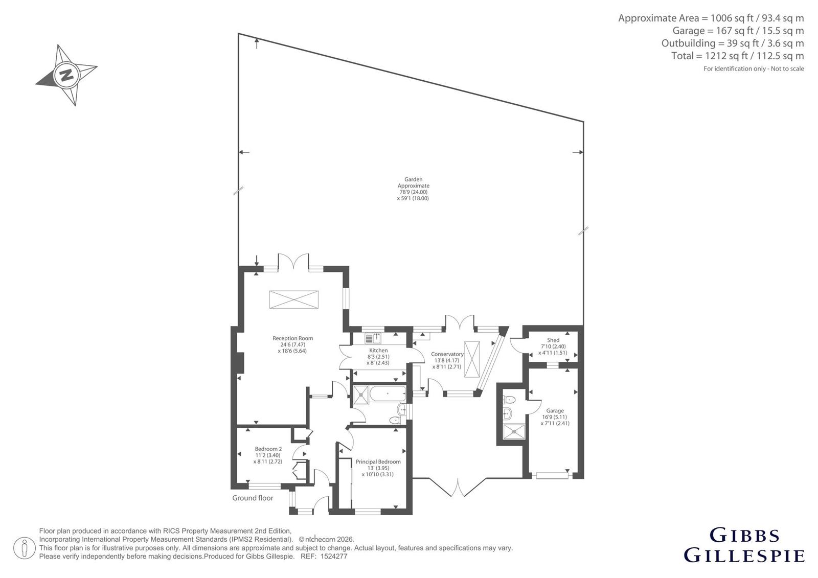 8, Henley Gardens, Middlesex floorplan