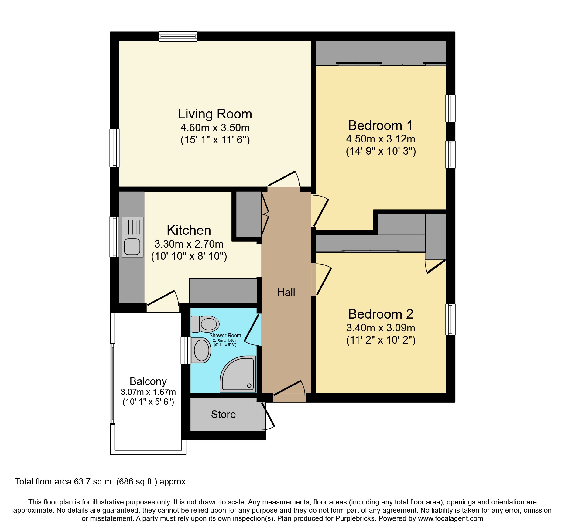 106, Bedford Road, Aberdeen floorplan