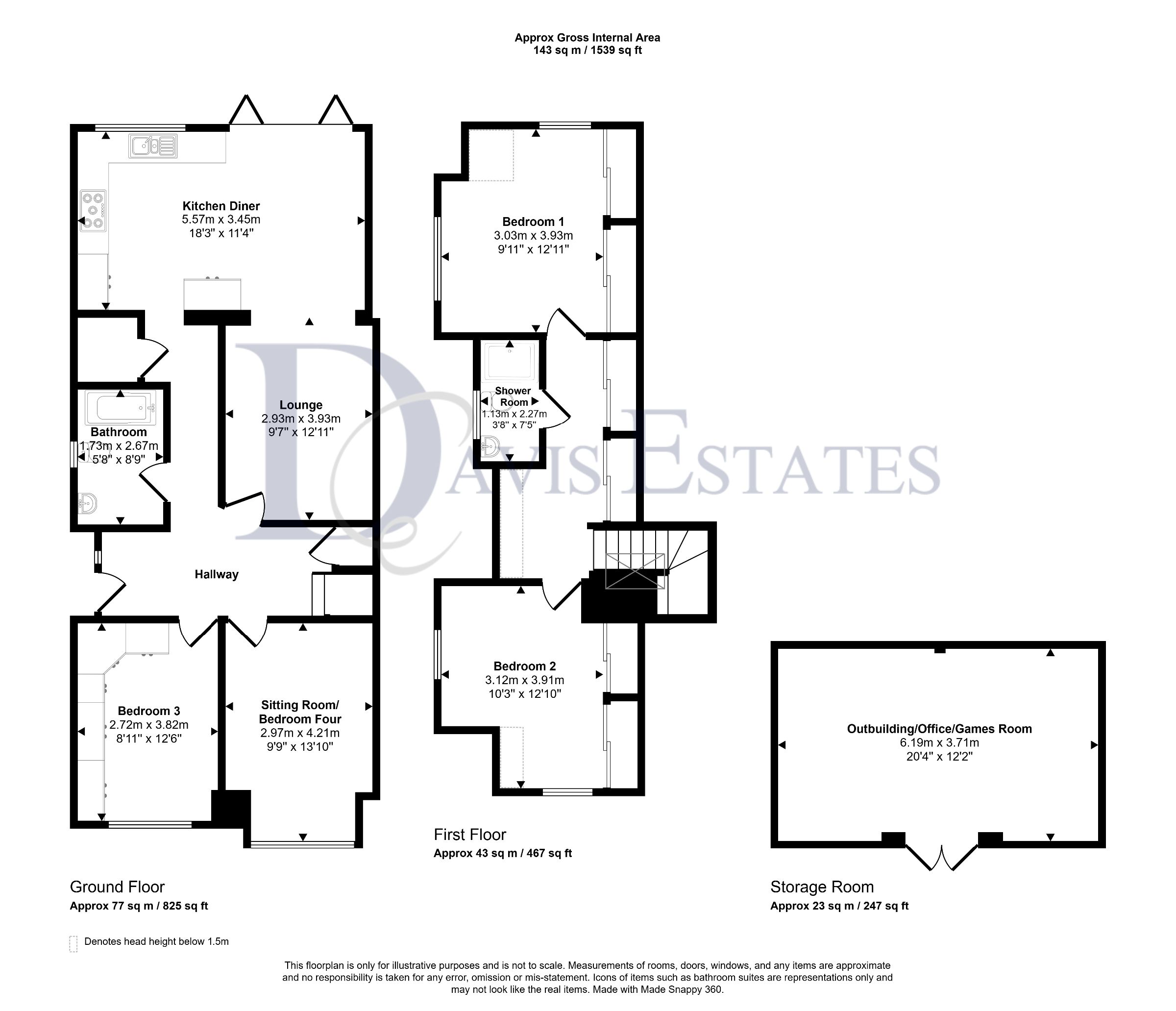 22 Candover Road, Hornchurch floorplan