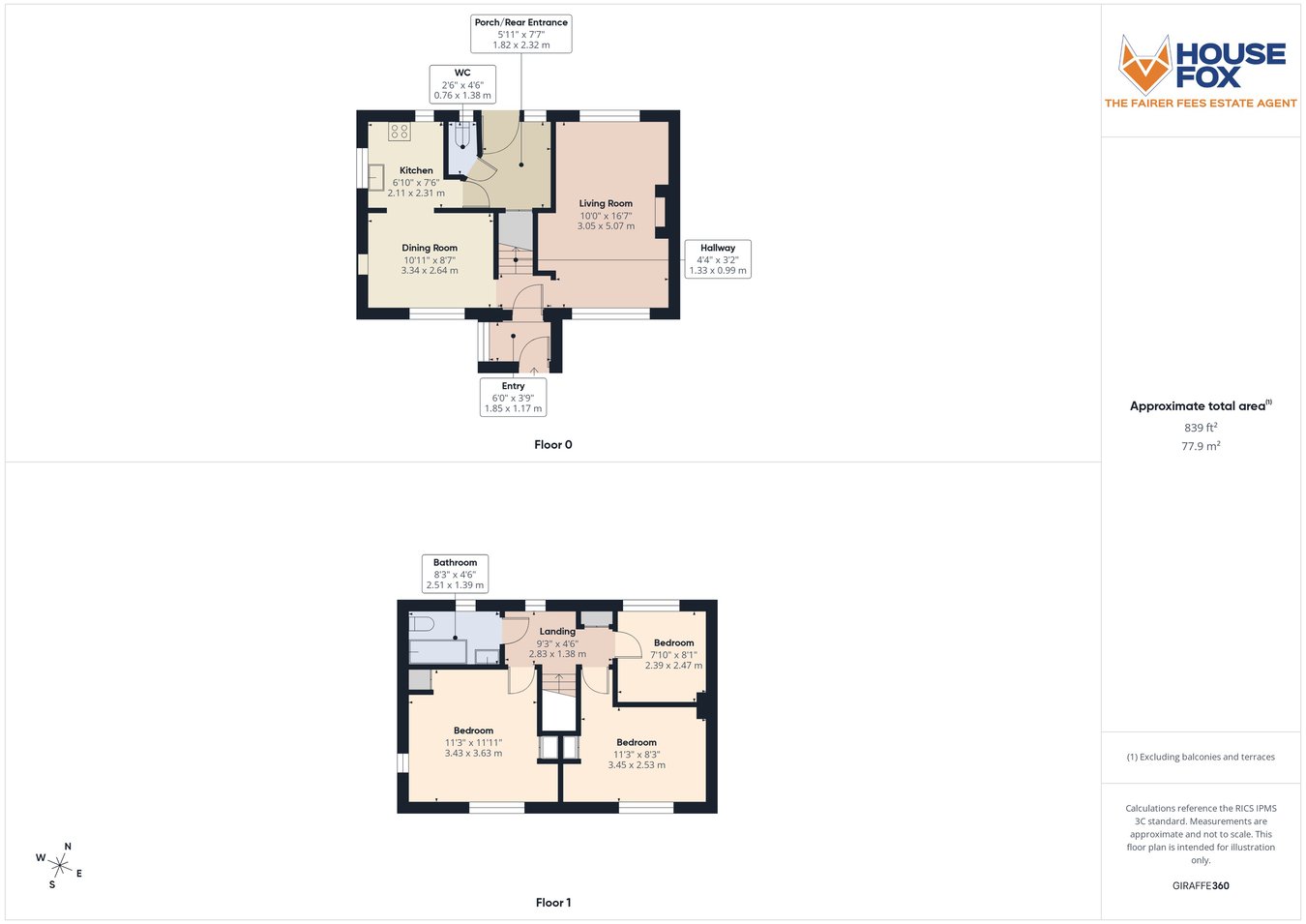61, Southlands Way, Bristol floorplan