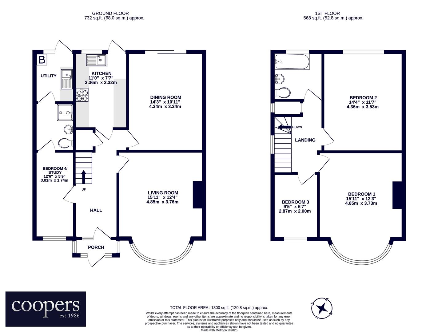 3, Rusland Park Road, Harrow floorplan