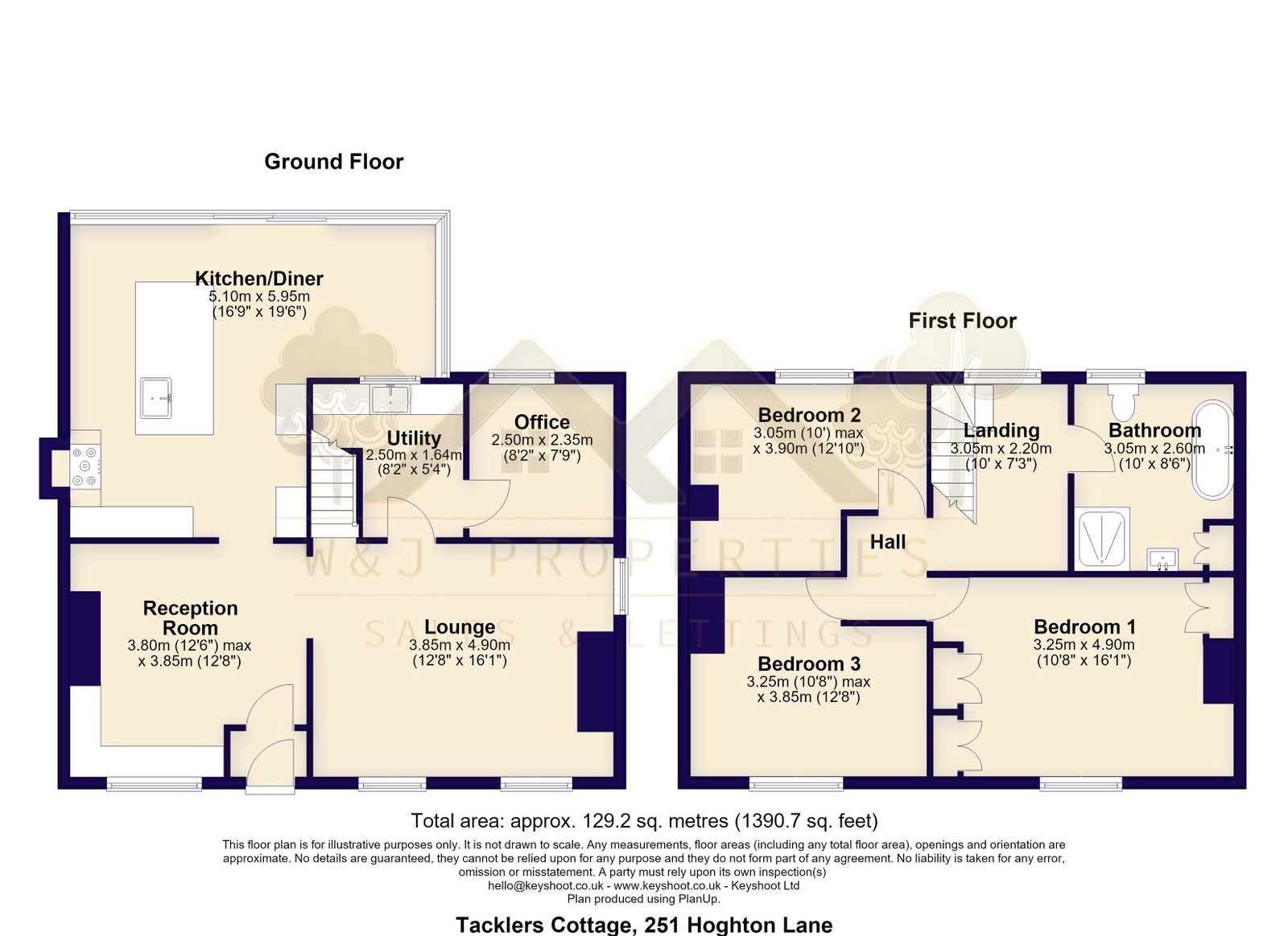 251, Hoghton Lane, Preston floorplan