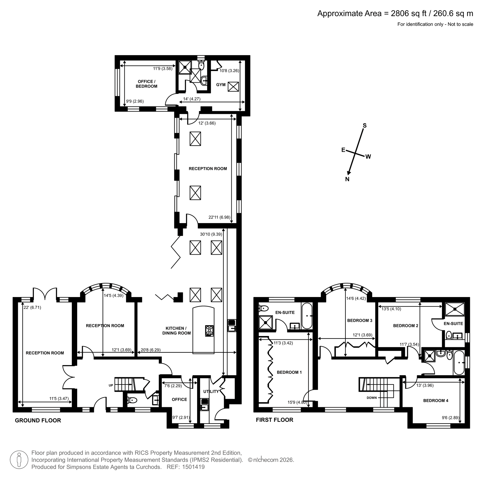 19, Drakes Close, Esher floorplan