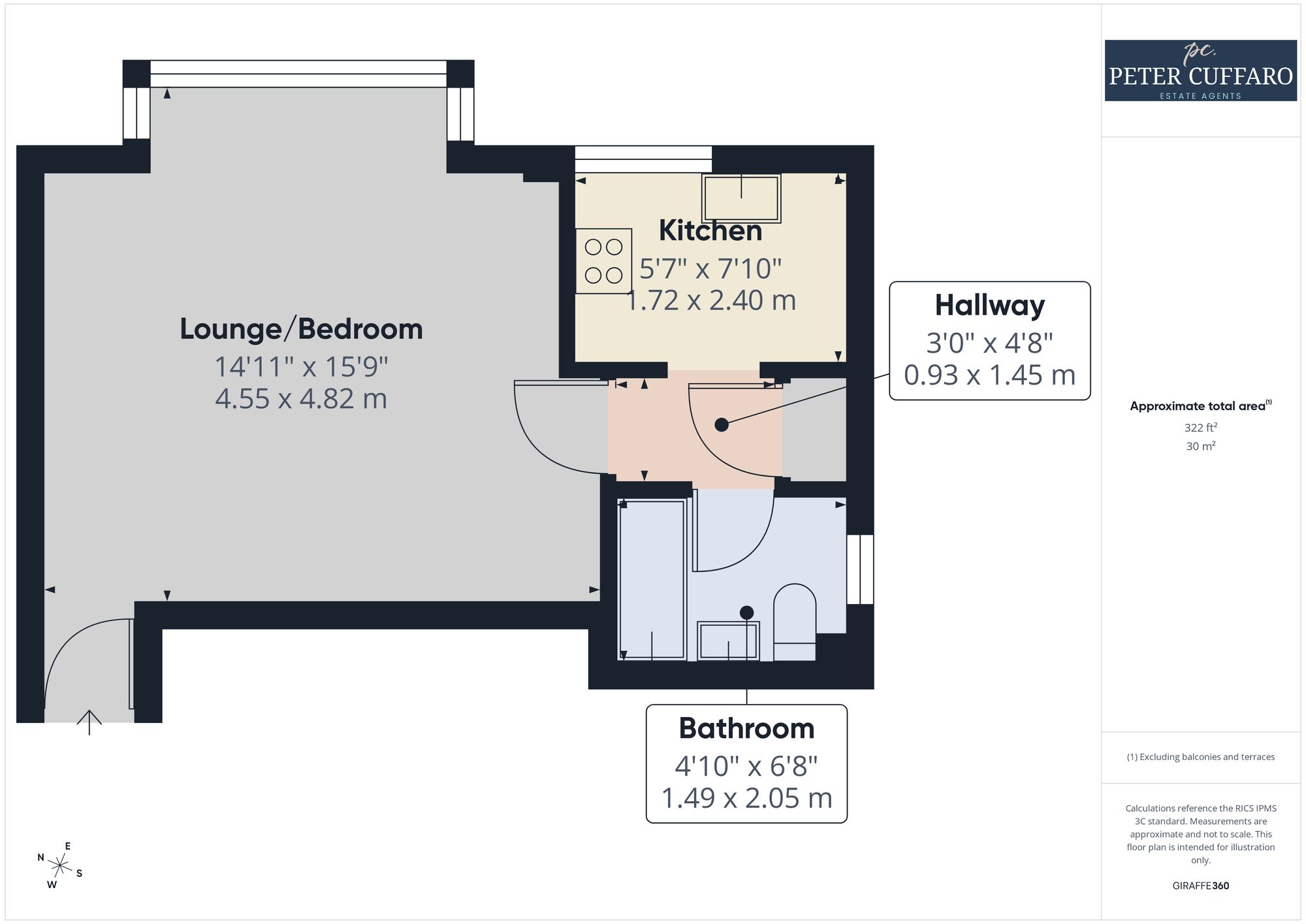 60 River Meads, Ware floorplan