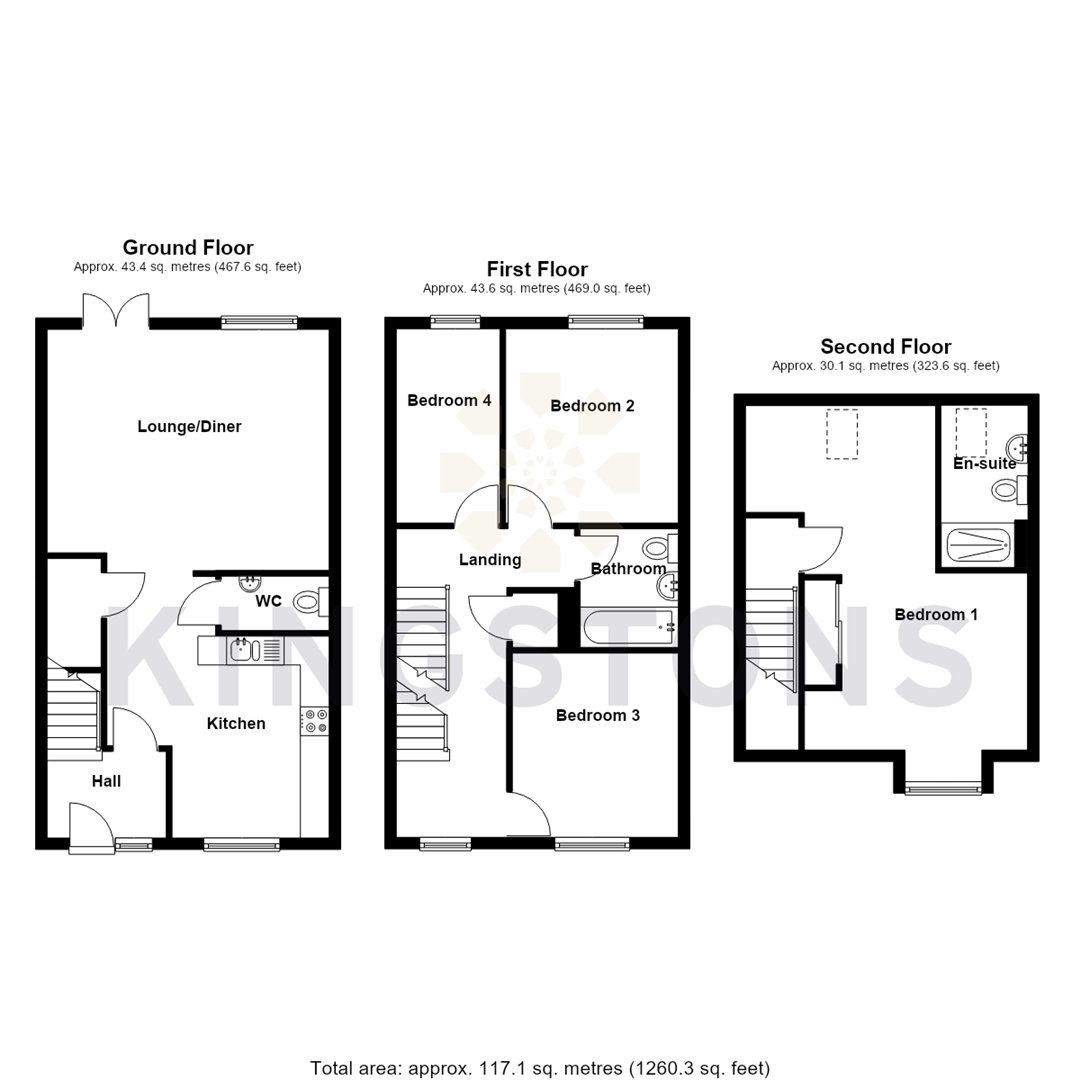2, Buzzard Close, Melksham floorplan