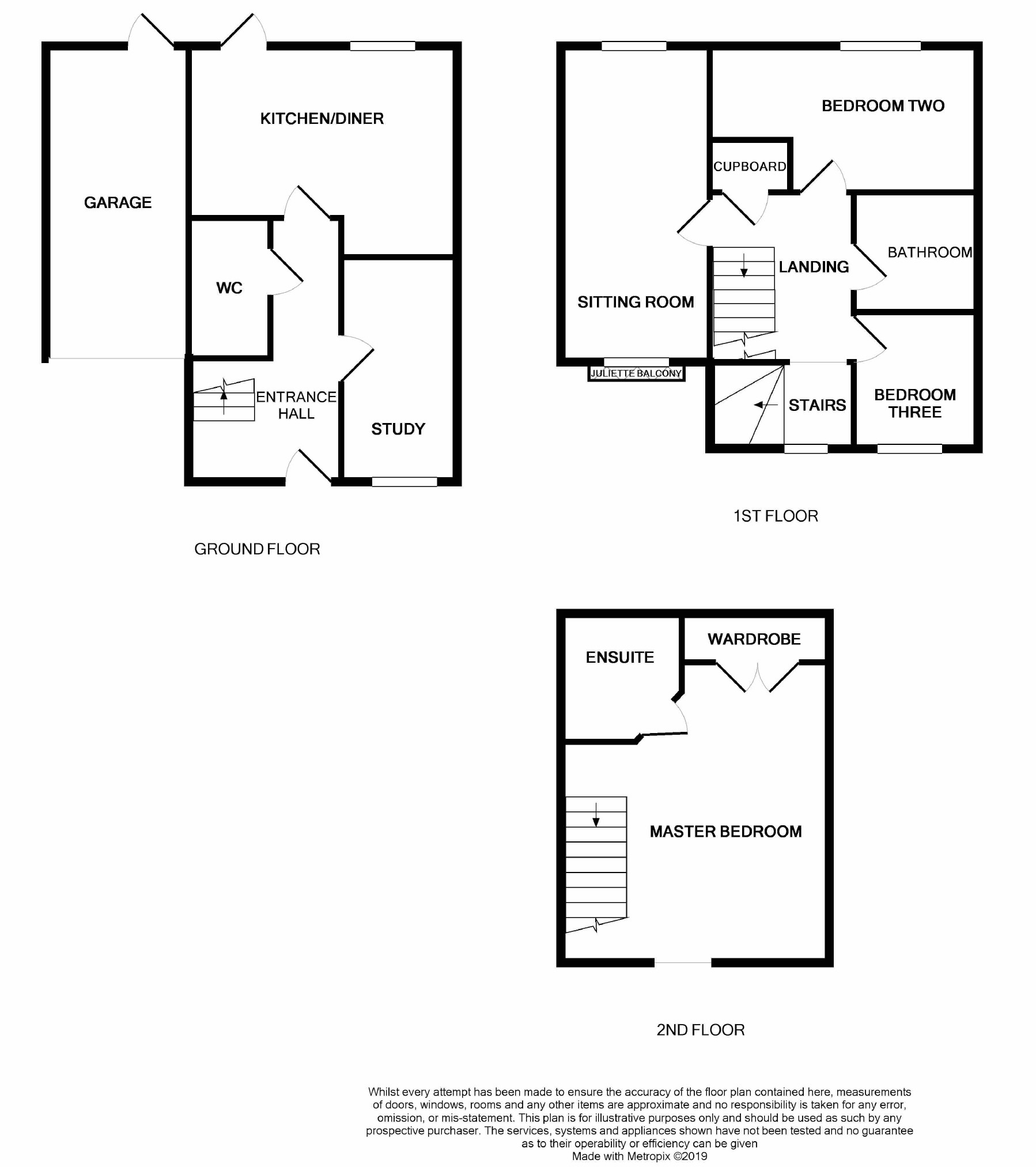 3 Bedrooms Town house for sale in Rosebay Gardens, Cheltenham, Gloucestershire GL51