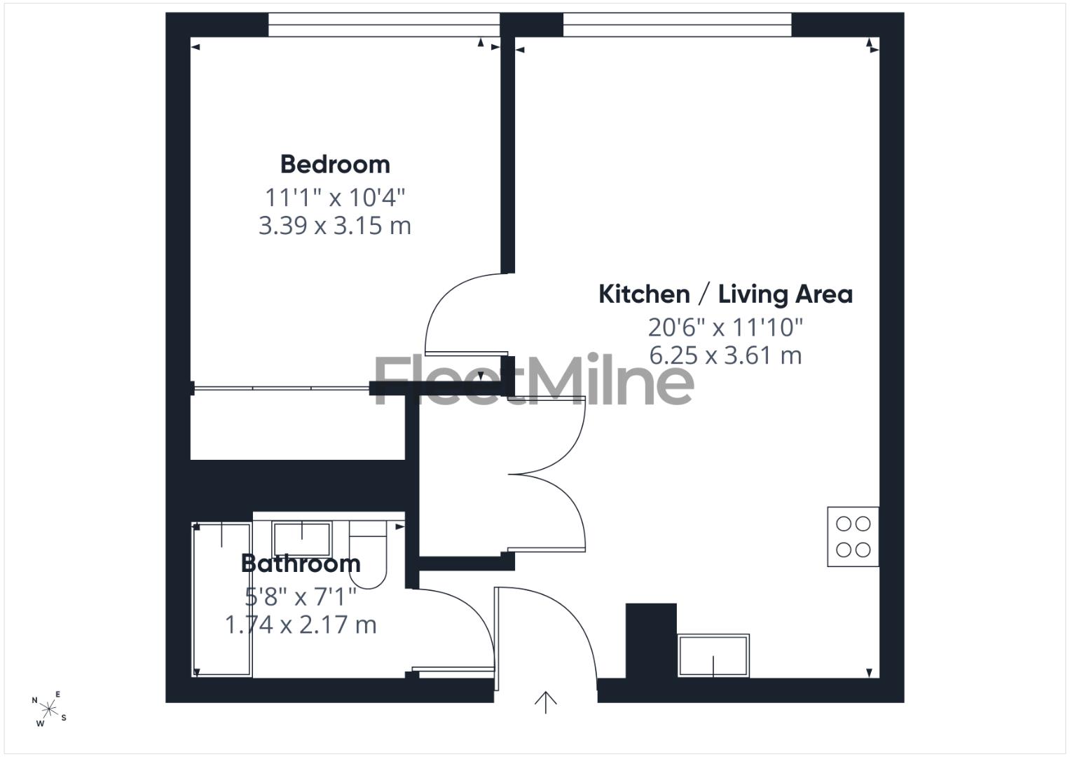 3 Blucher Street, Birmingham floorplan