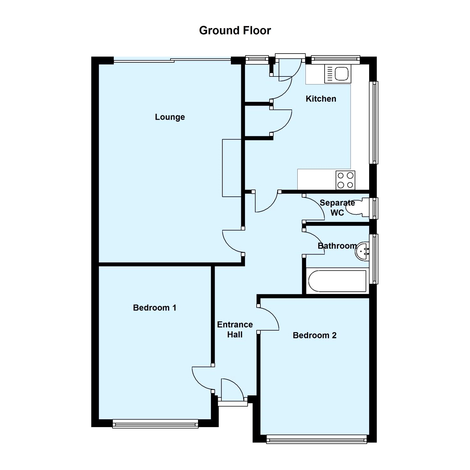 2 Bedrooms Bungalow for sale in Valley View, Greenhithe, Kent DA9