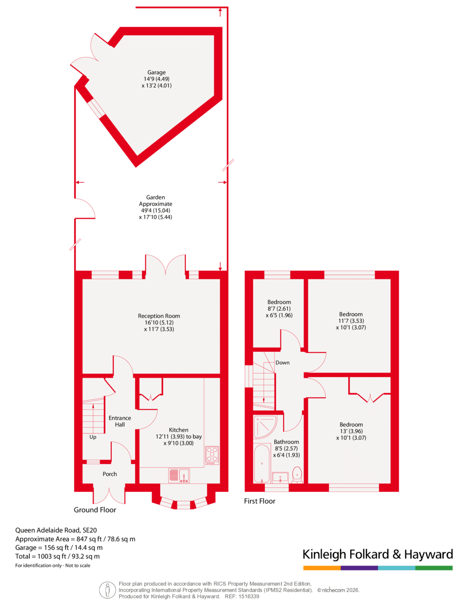 10, Queen Adelaide Road, London floorplan