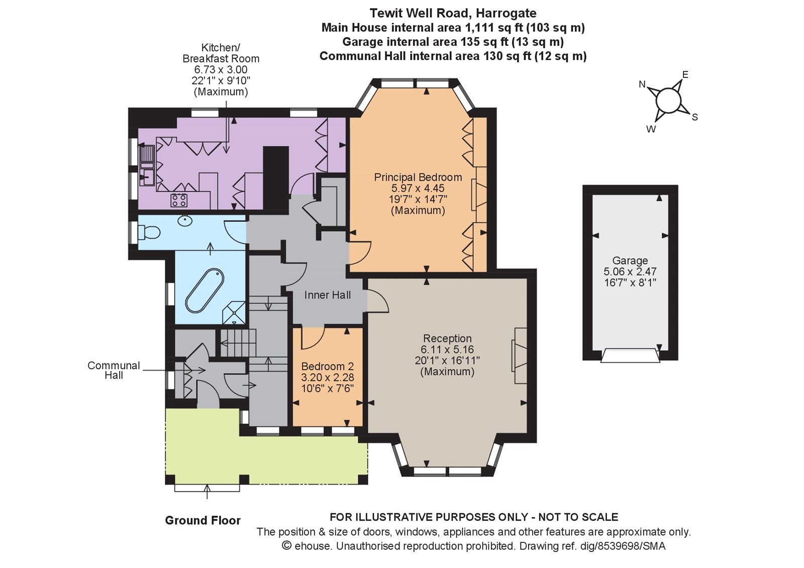 Tewit Well Road, Harrogate, North Yorkshire HG2, 2 bedroom flat for