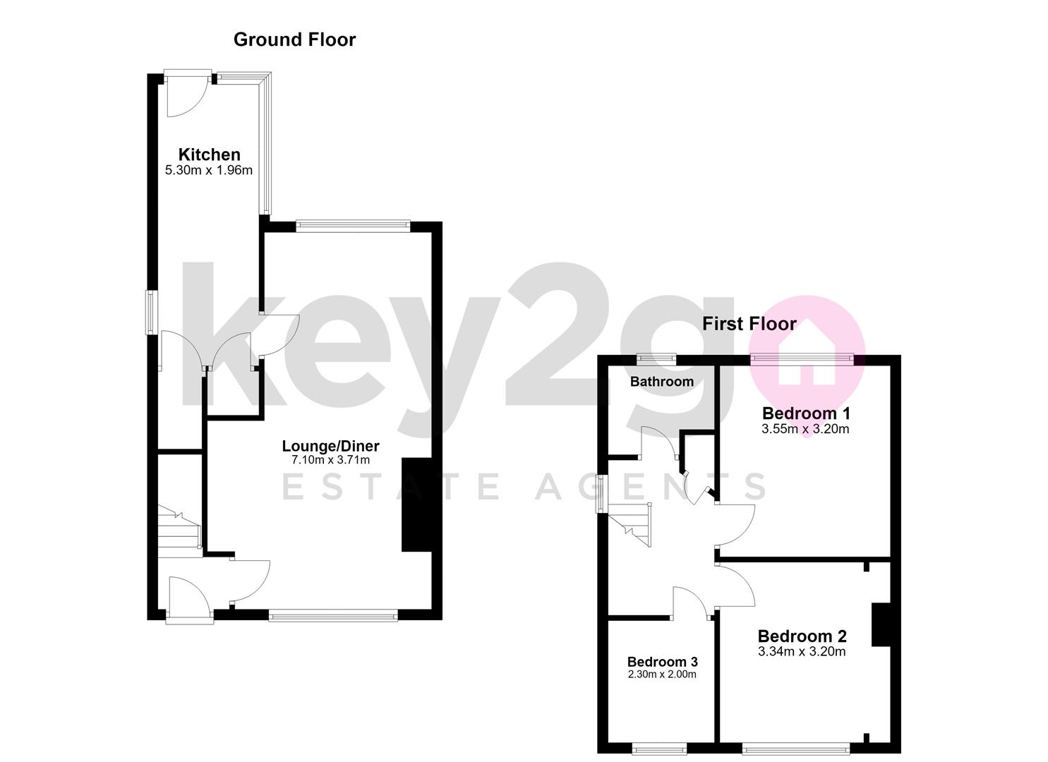 White Road, Chesterfield floorplan