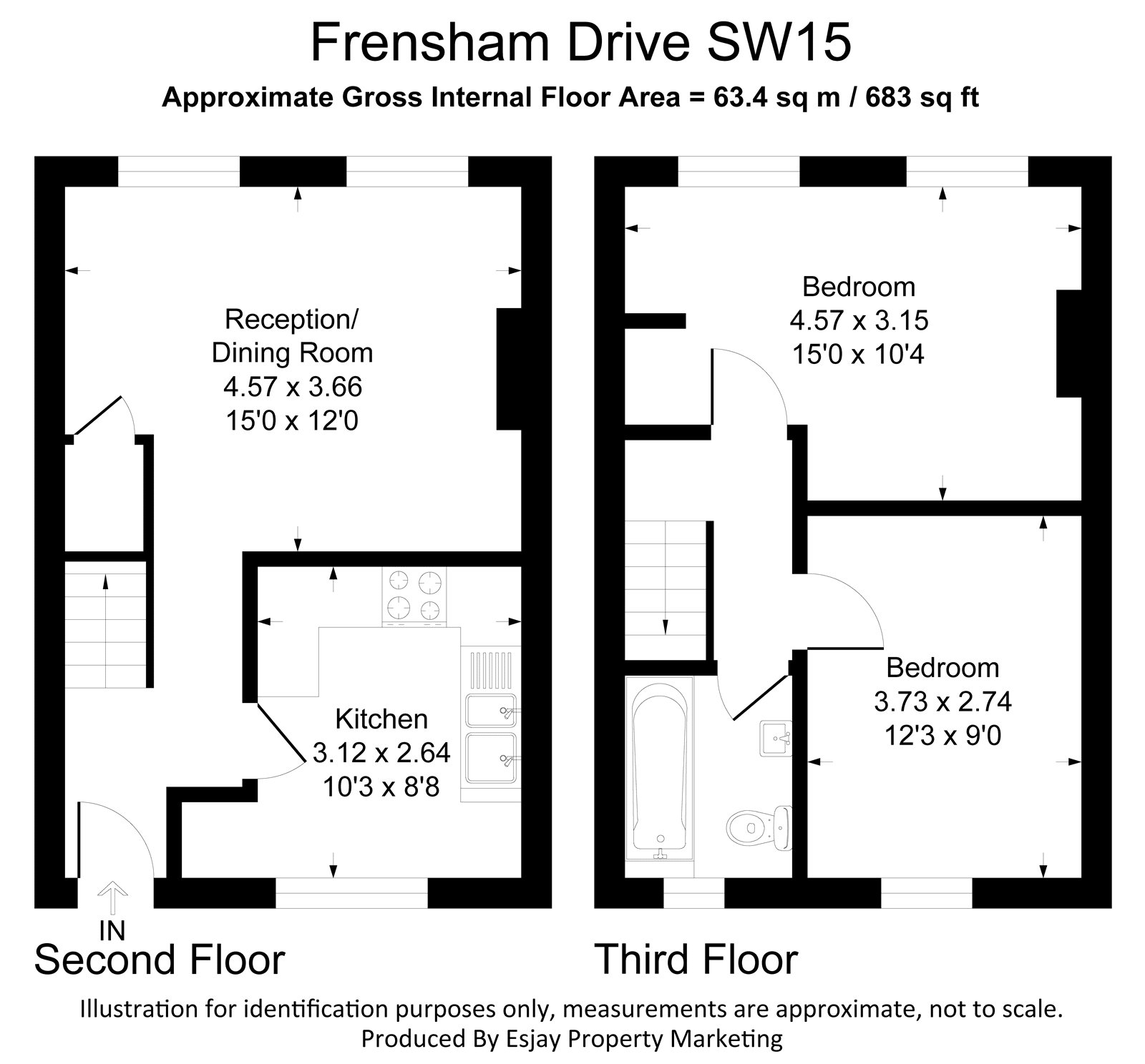 Frensham Drive, London floorplan