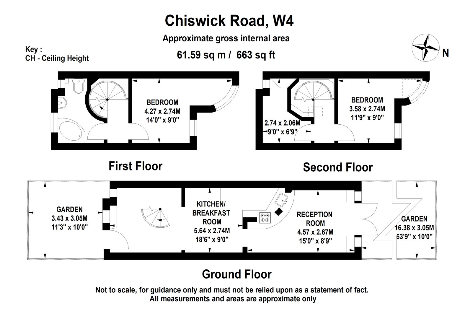 Chiswick Road, London W4, 2 bedroom terraced house for sale 64471396