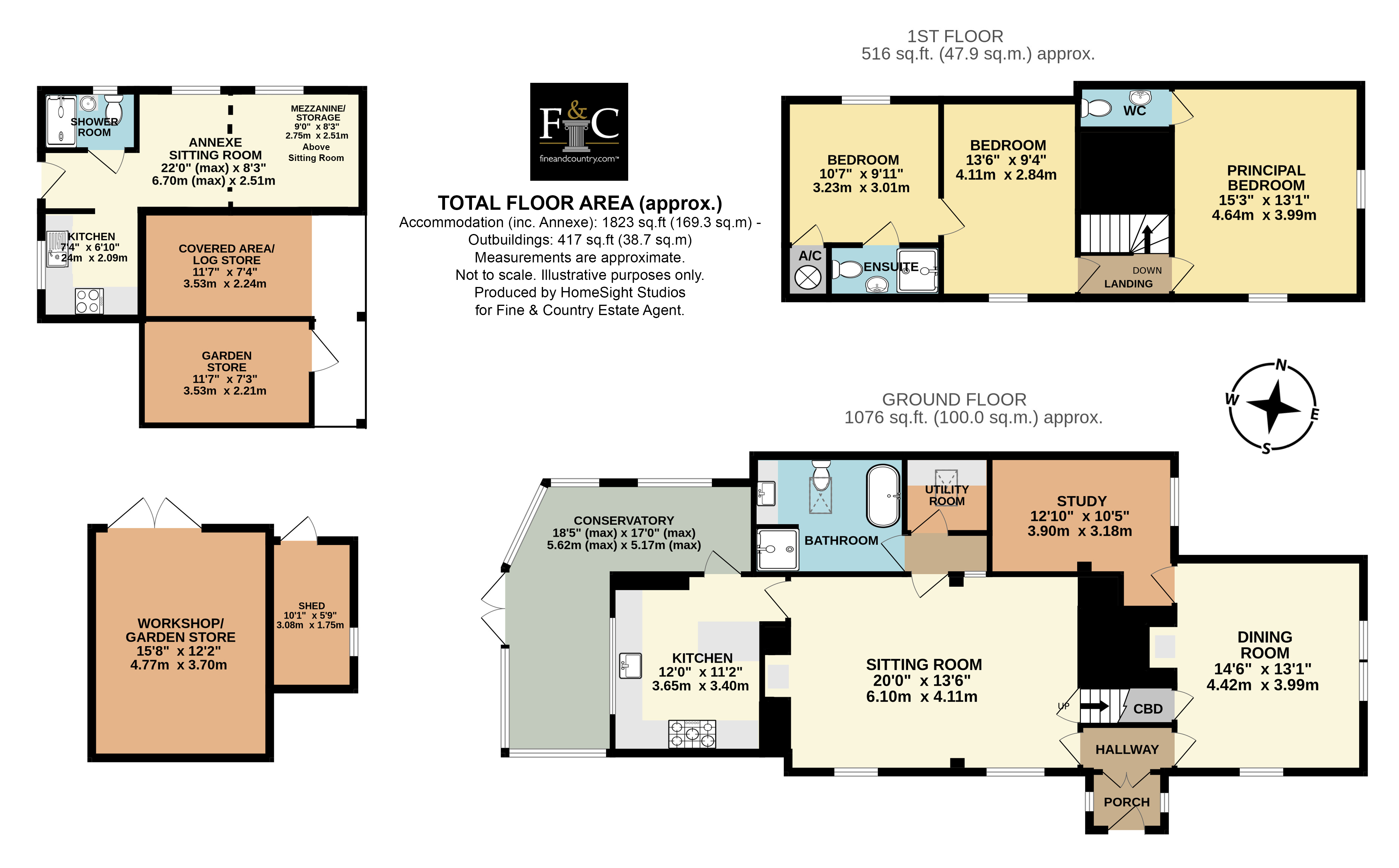Old Swan House, The Common, Diss floorplan