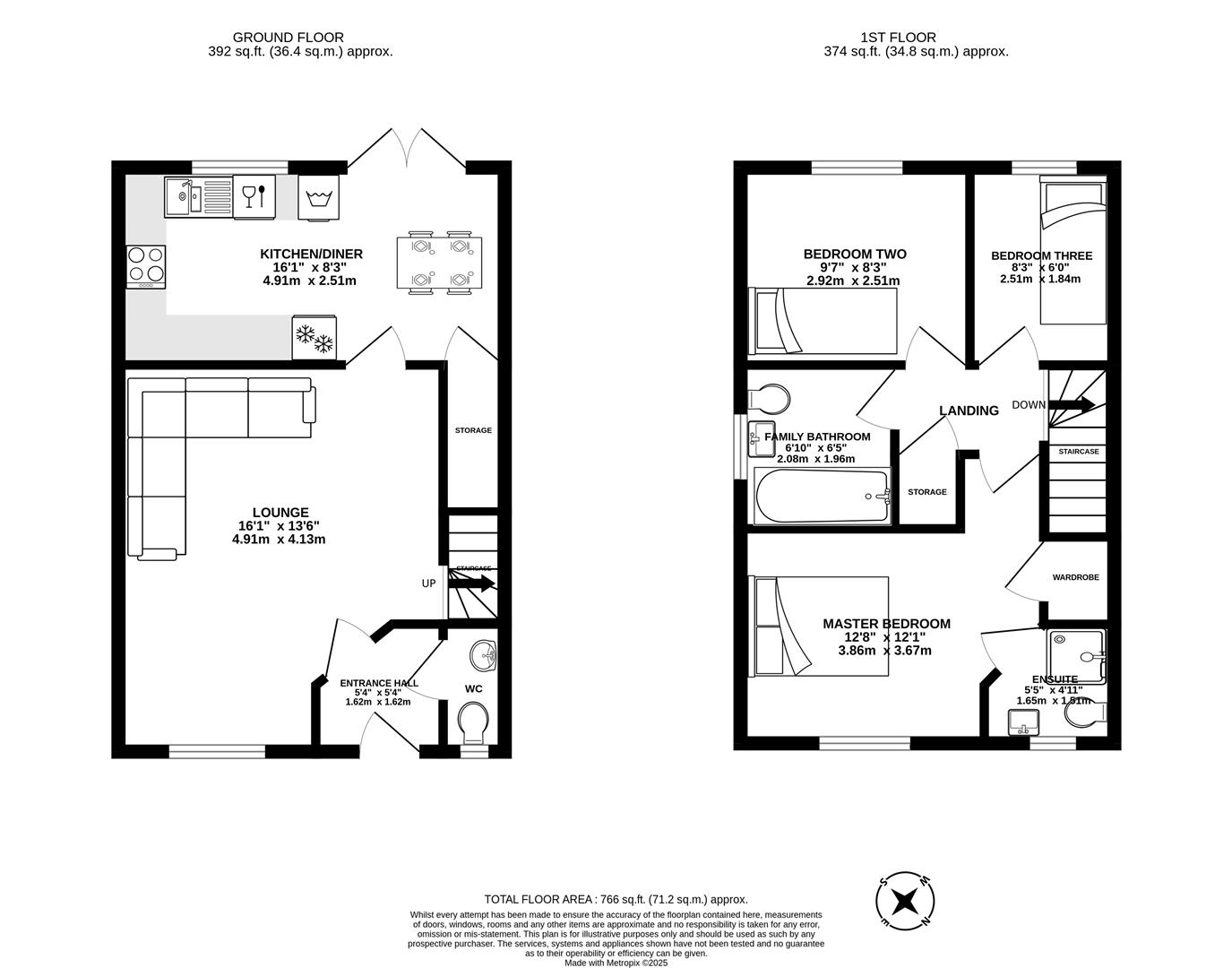 49, Swallowtail Way, Bamber Bridge floorplan