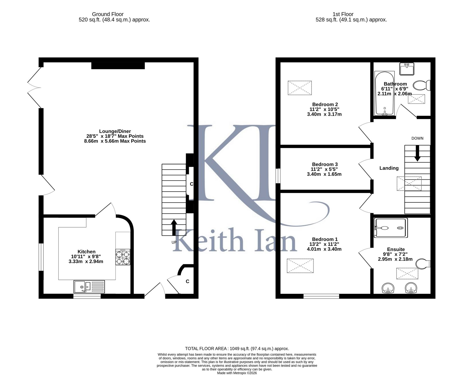 The Hayloft, Ware floorplan