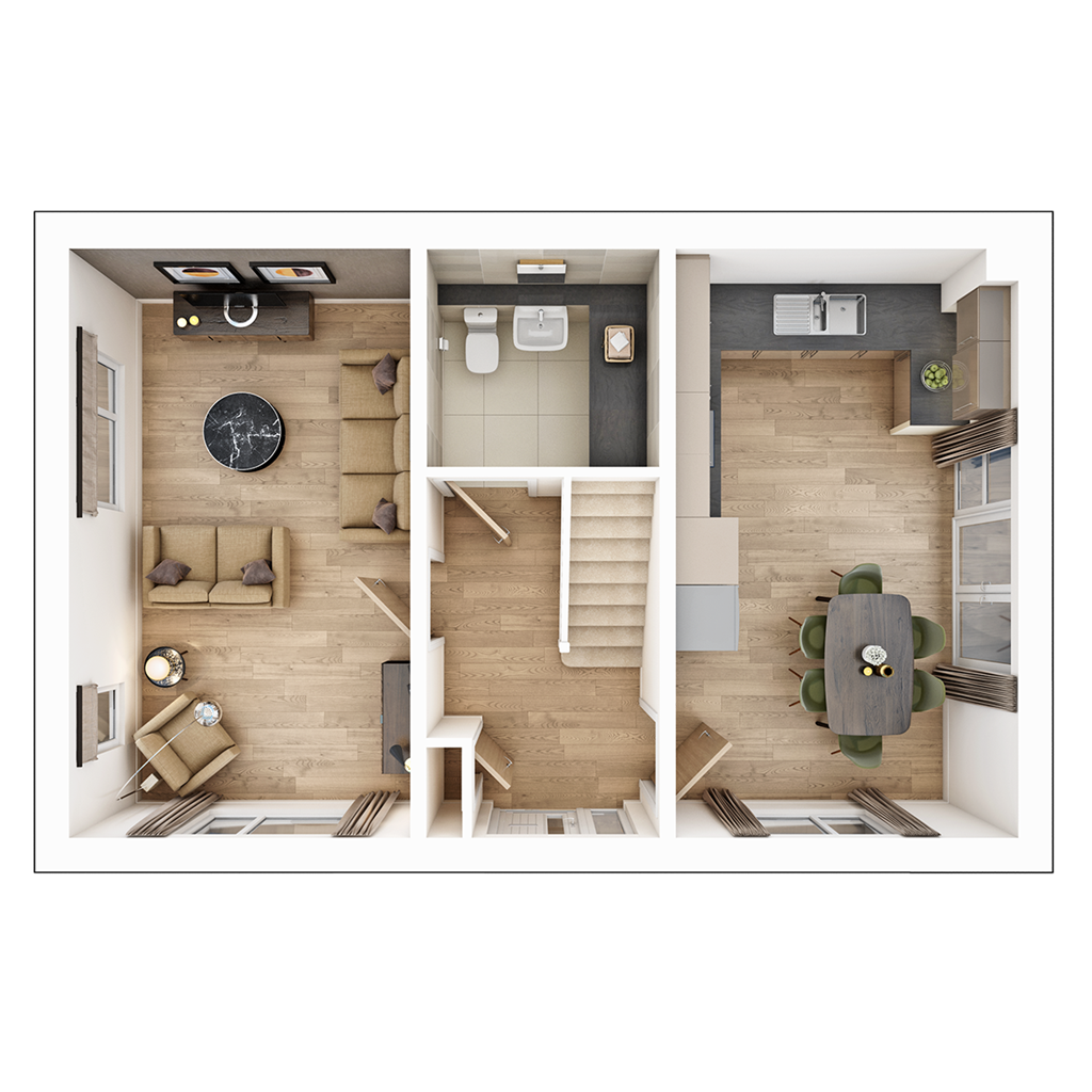 The Aynesdale - Plot 9, Stonewood Park, Dracan Village, Drakelow, Burton Upon Trent floorplan