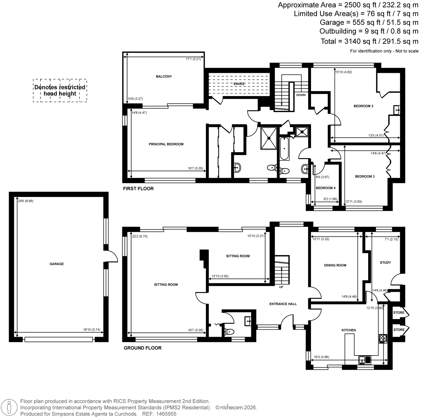 Little Warren,, Hamm Court, Weybridge floorplan