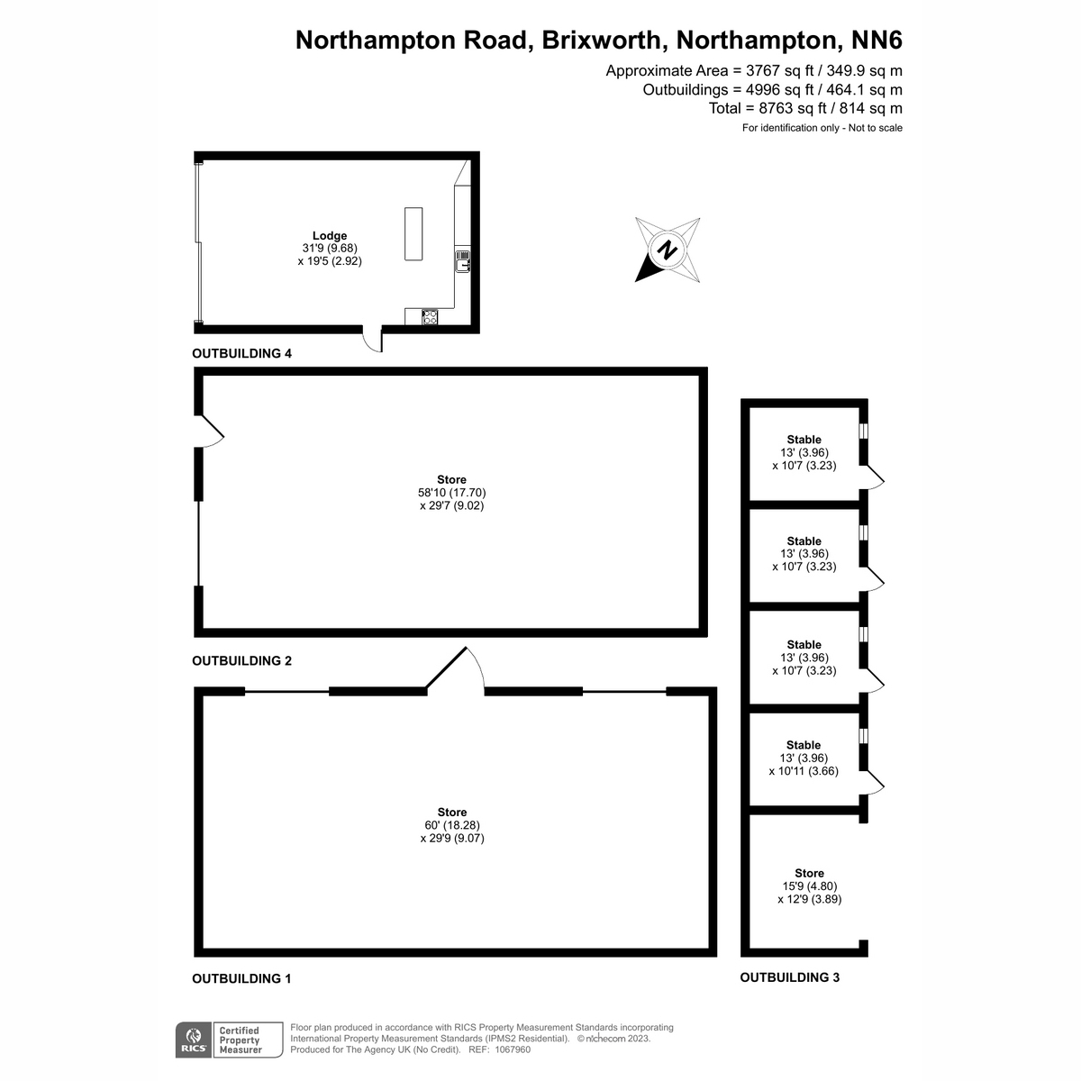 Northampton Road, Brixworth NN6, 5 bedroom country house for sale