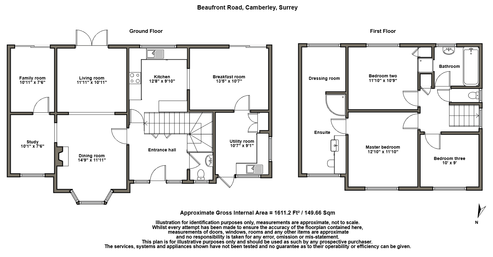 6 Beaufront Road, Camberley floorplan