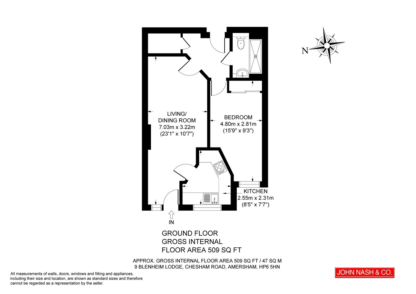 Blenheim Lodge, Chesham Road, Amersham floorplan
