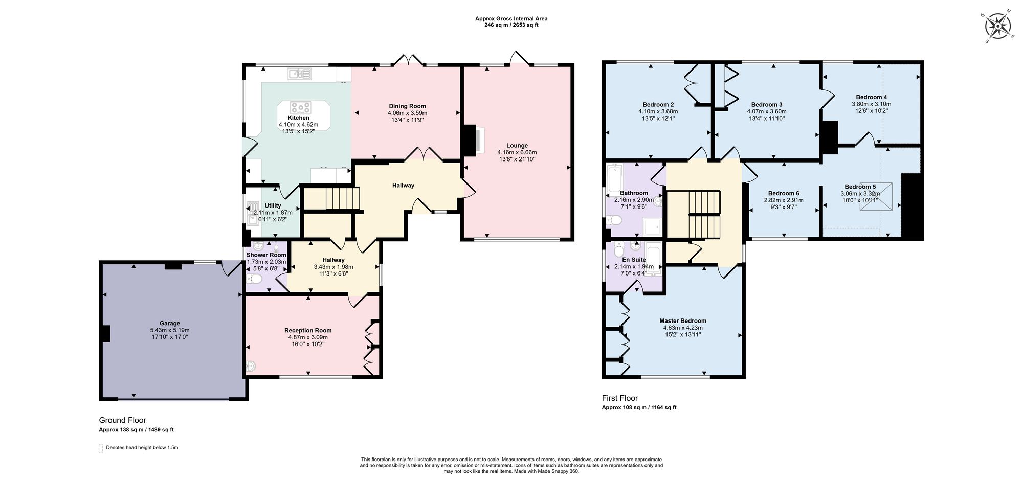 6 Holt Drive, Leicester floorplan