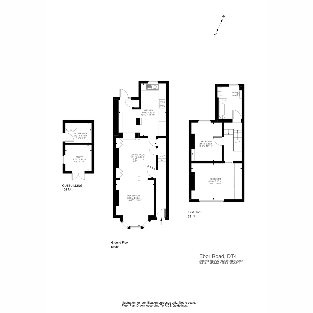 2, Ebor Road, Weymouth floorplan