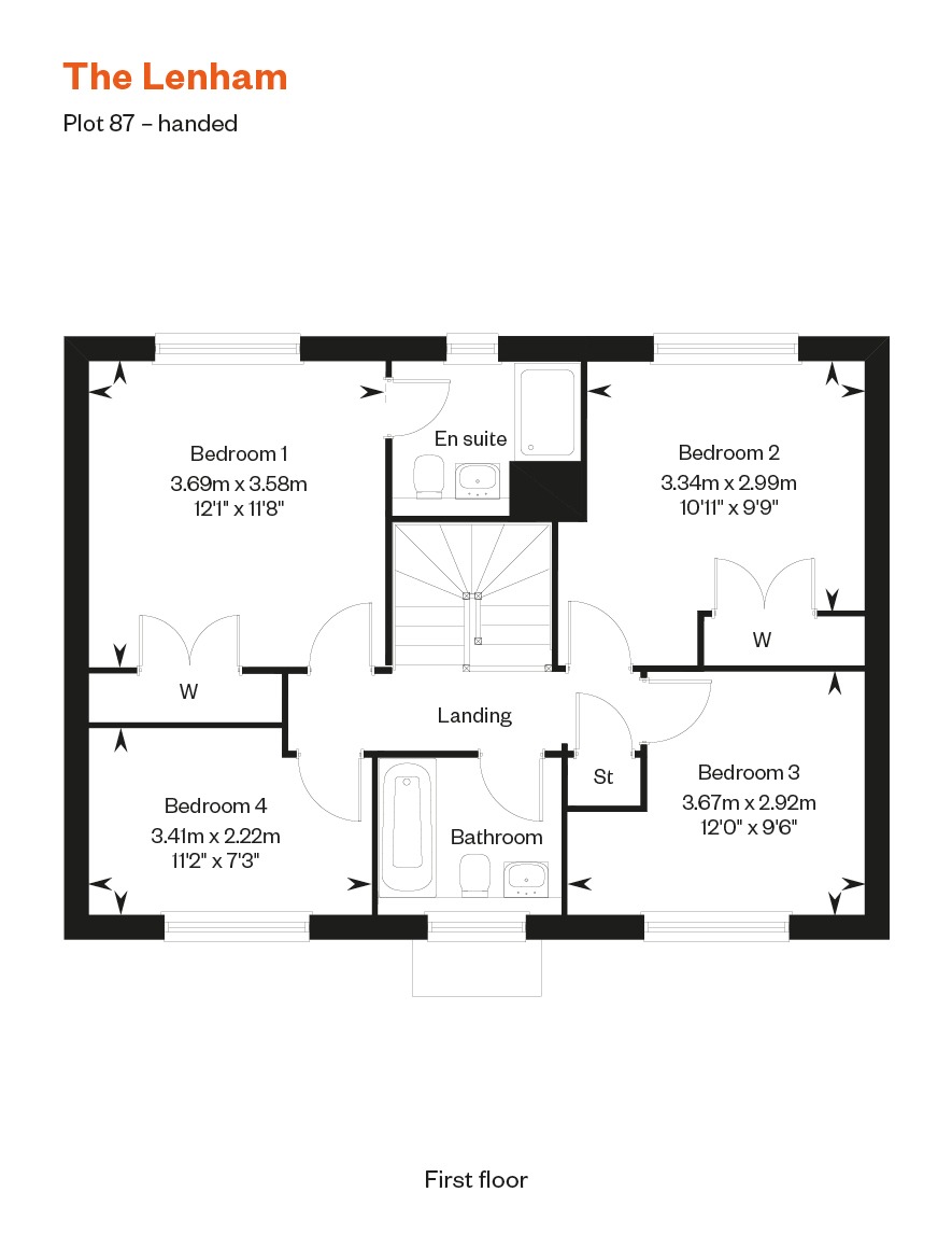 Ufford Chase, The Lenham, Colchester floorplan
