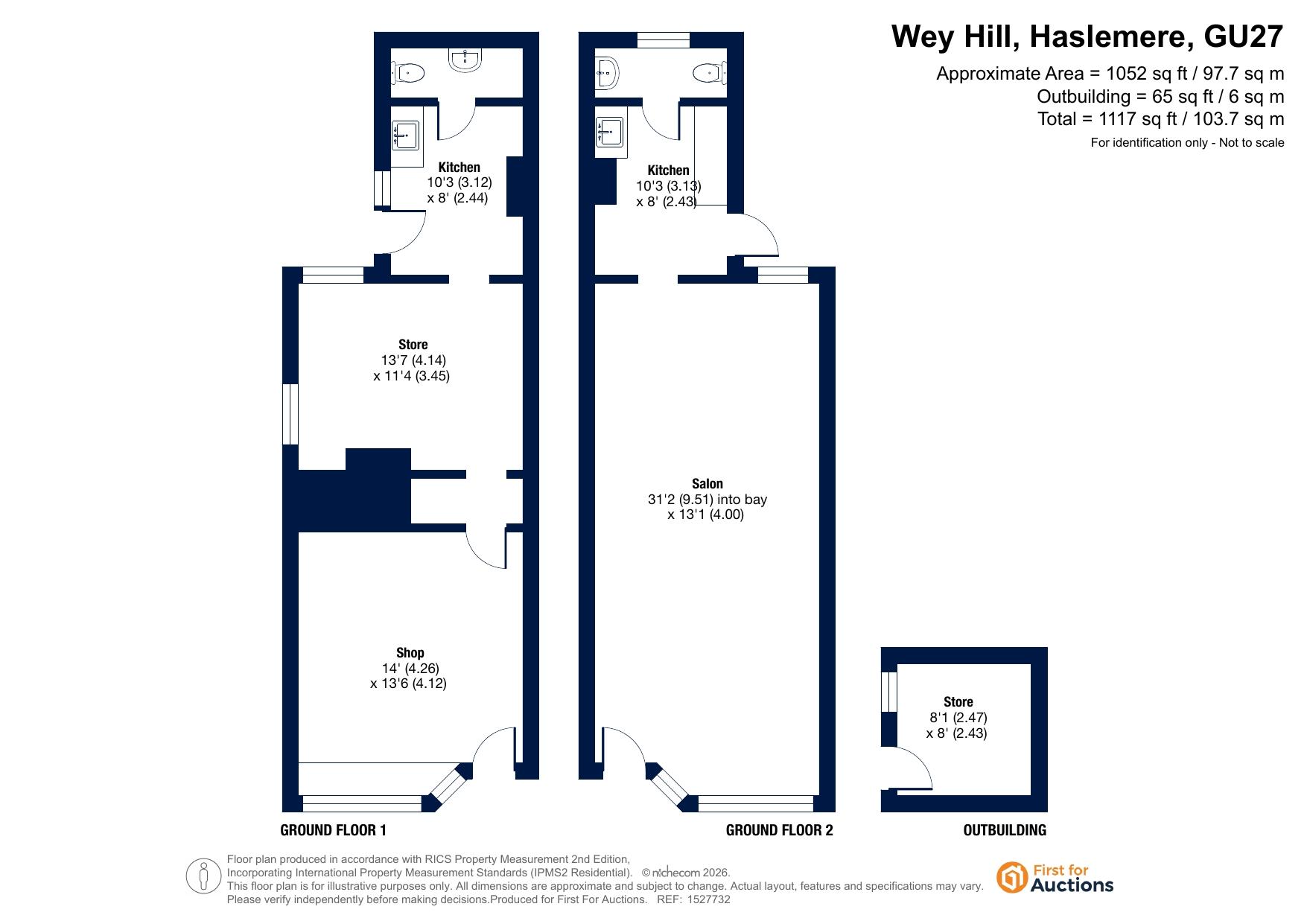 98-100, Wey Hill, Surrey floorplan