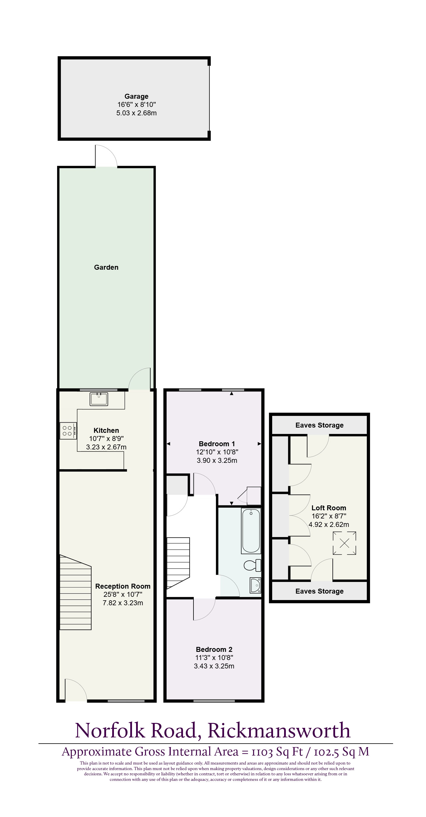 108, Norfolk Road, Hertfordshire floorplan