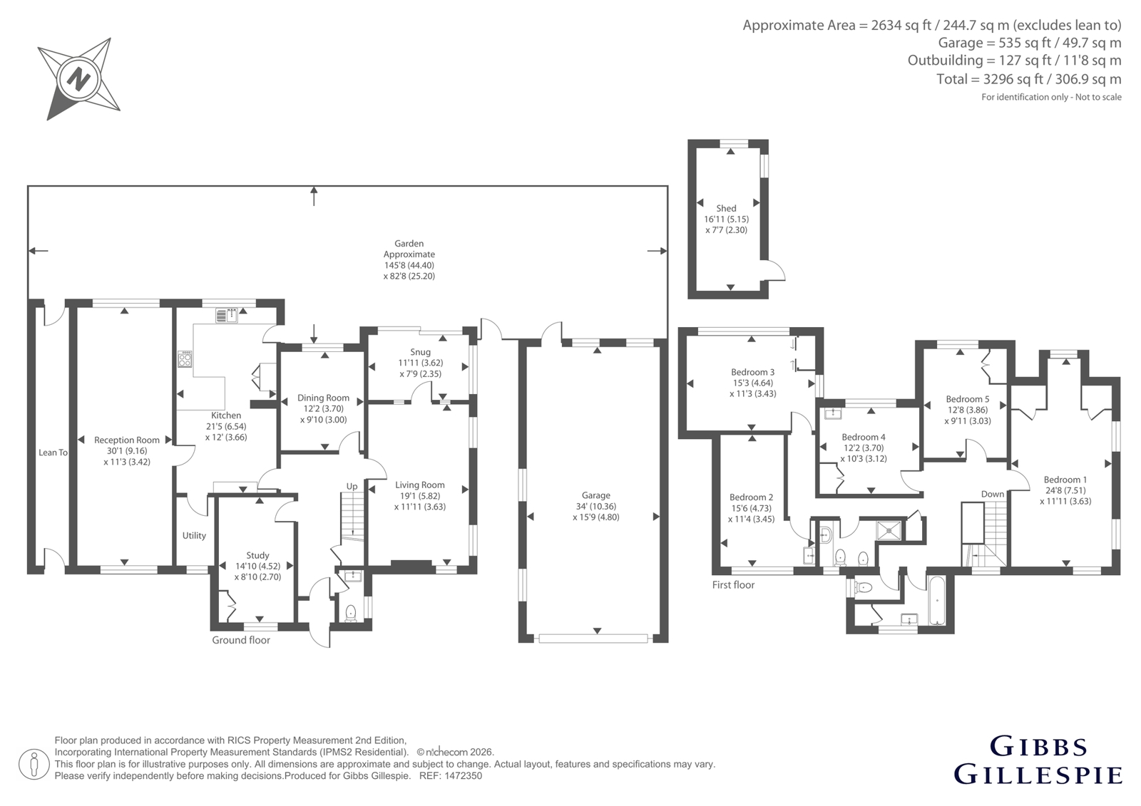 119, Ducks Hill Road, Middlesex floorplan