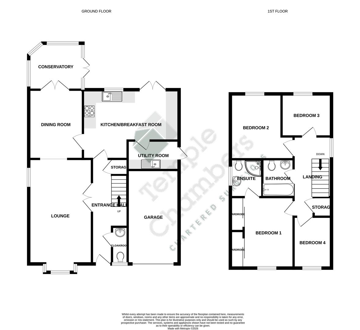 39, Challinor, Harlow floorplan