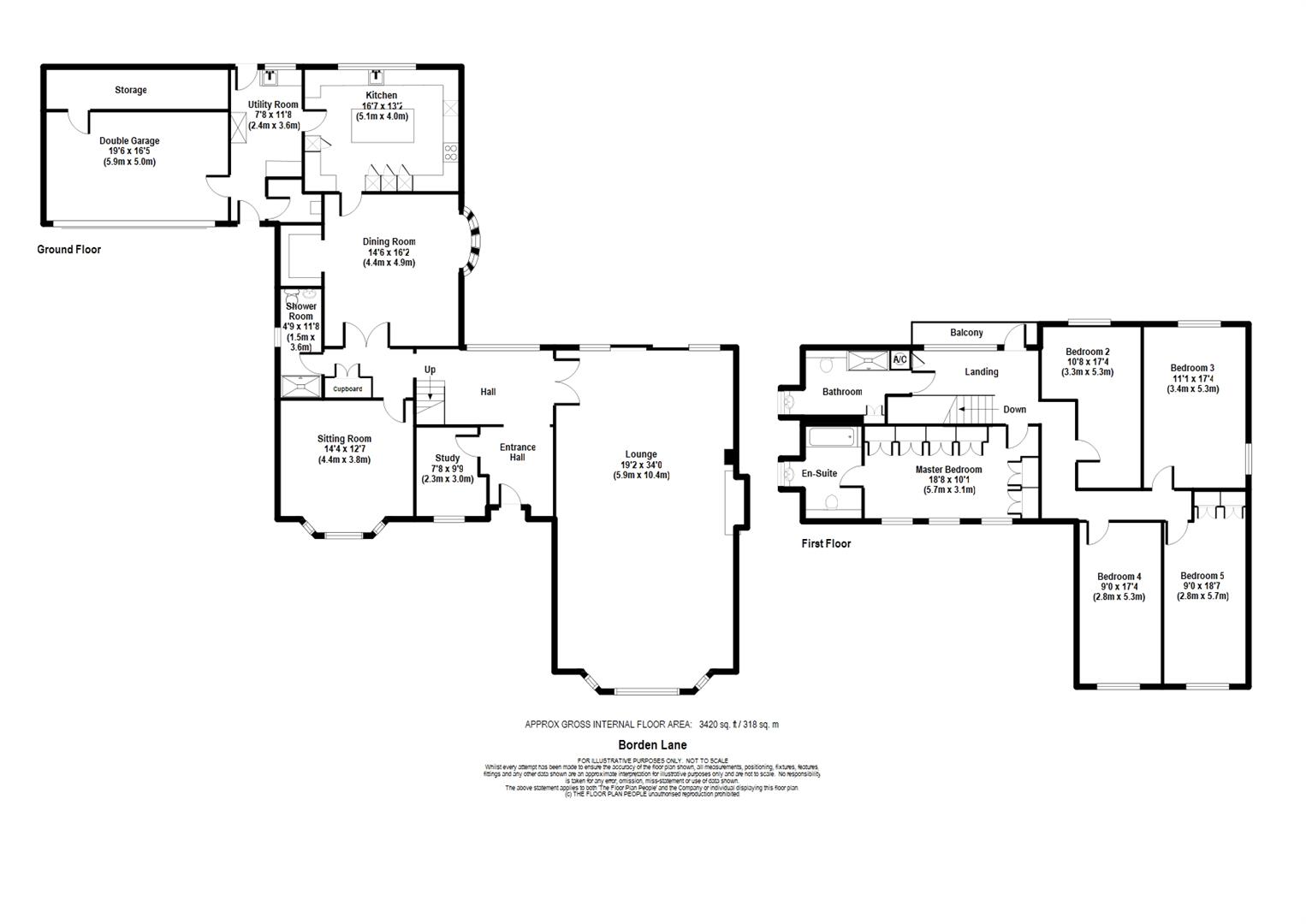 5 Bedrooms Detached house for sale in Borden Lane, Borden, Sittingbourne ME9