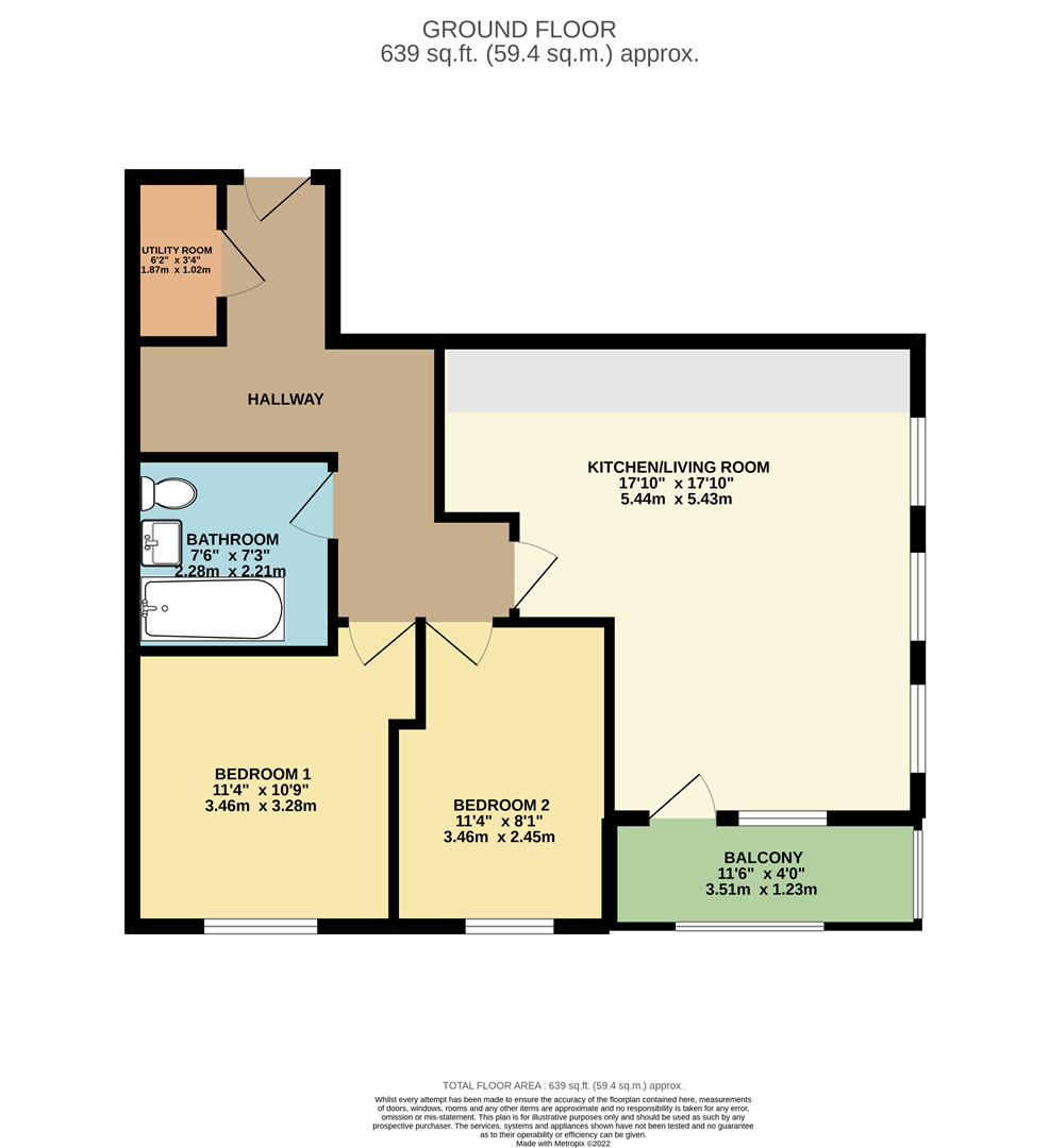 5, Elma House, Fleet floorplan