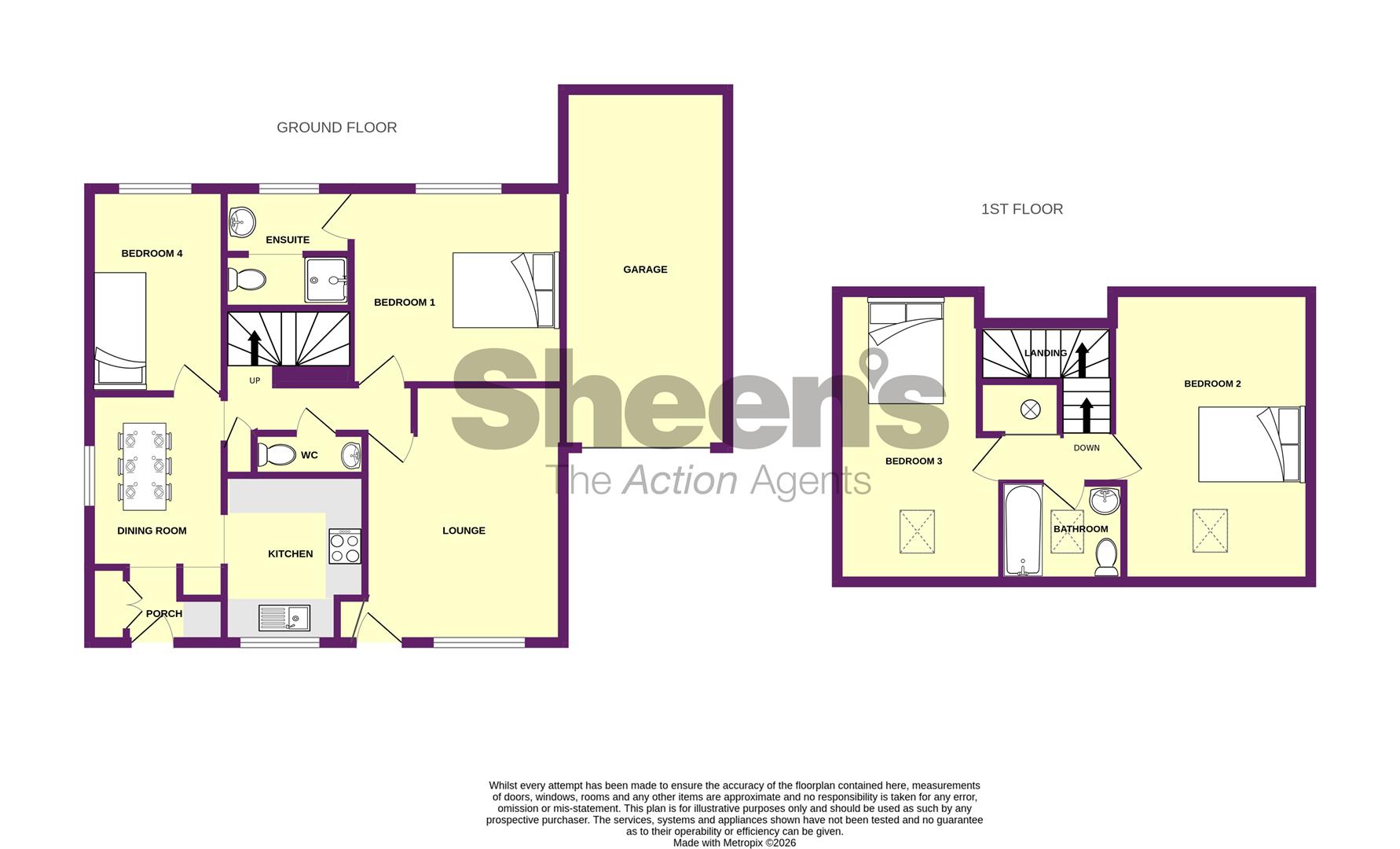 9, Vauxhall Avenue, Jaywick floorplan