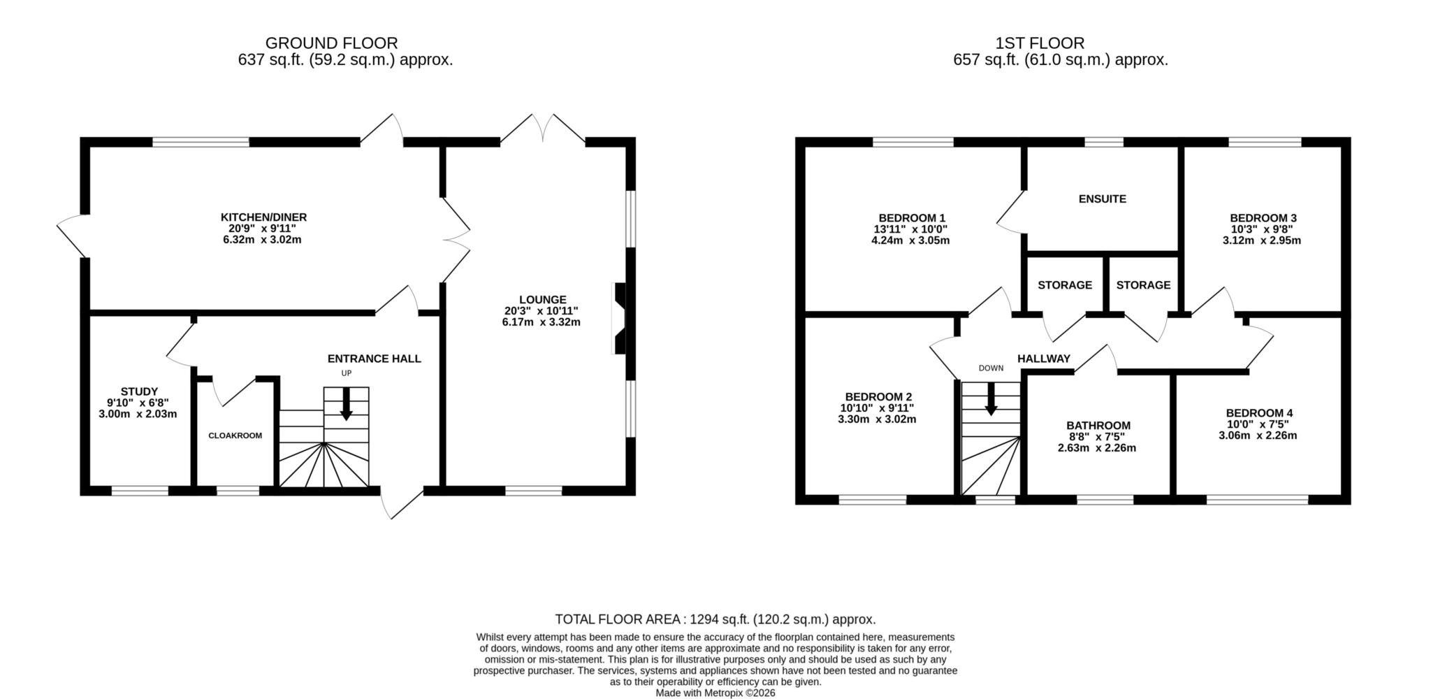 11, Church Close, Norwich floorplan
