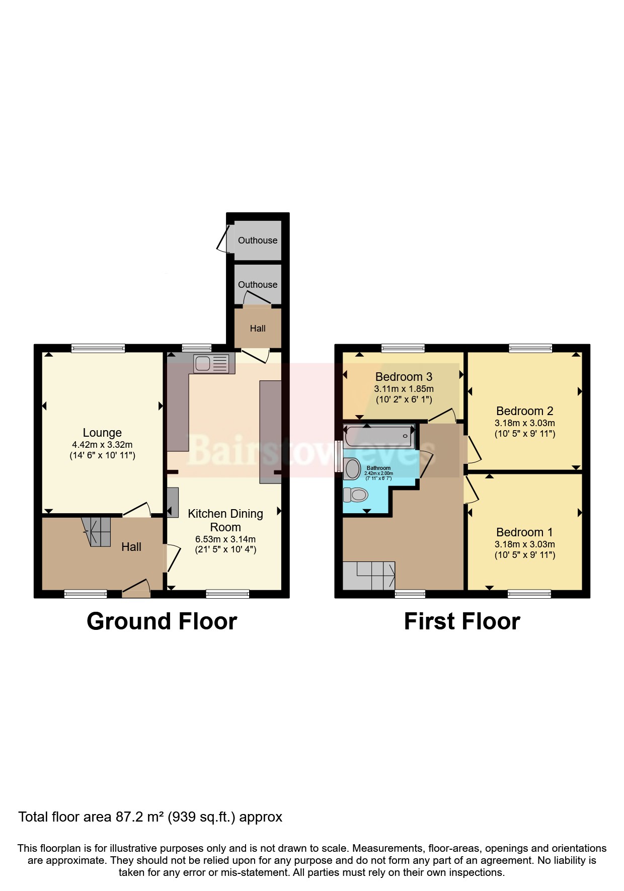 20, South Crescent, Mansfield floorplan