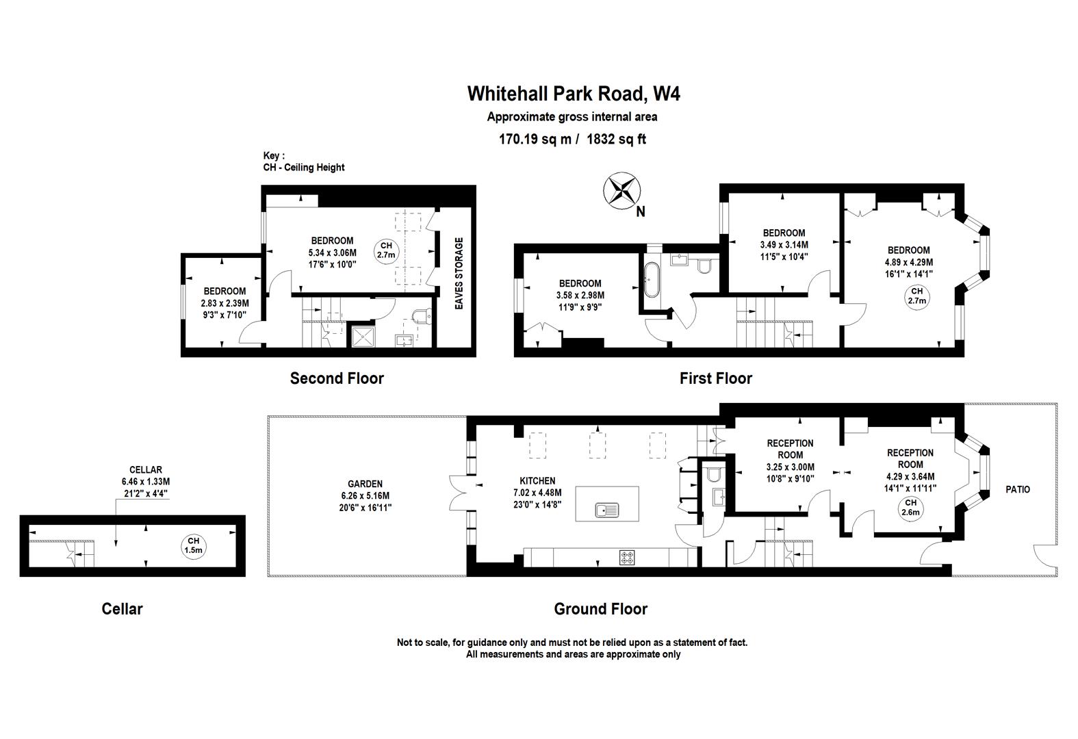 Whitehall Park Road, London W4, 5 bedroom terraced house for sale