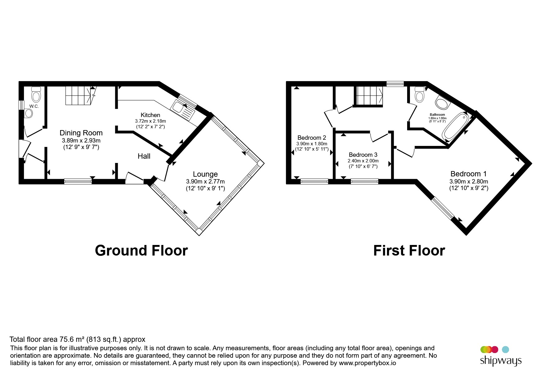 47, Watsons Close, Dudley floorplan